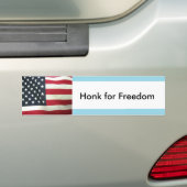 Patriottische Bumpersticker (Op auto)