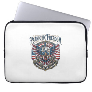 Patriottische Cajun trots vector grafische T-shirt Laptop Sleeve