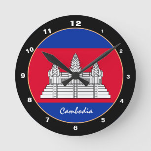 Patriottische Cambodjaanse vlag, Cambodja Home / d Ronde Klok