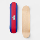 Patriottische Cambodjaanse vlag Skateboard (Voorkant)