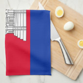 Patriottische Cambodjaanse vlag Theedoek (Quarter Fold)