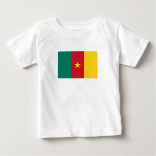 Patriottische Cameroense Vlag Baby T-shirt
