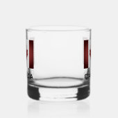 Patriottische Canadese vlag aangepaste whisky drin Whisky Glas (Links)
