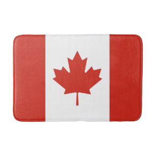 Patriottische Canadese vlag Badmat