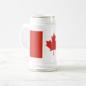 Patriottische Canadese vlag Bierpul (Voorkant links)