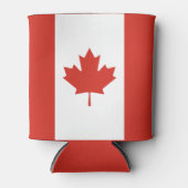 Patriottische Canadese vlag Blikjeskoeler (Voorkant)