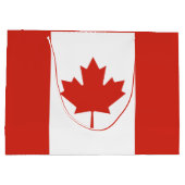 Patriottische Canadese vlag Groot Cadeauzakje (Achterkant)