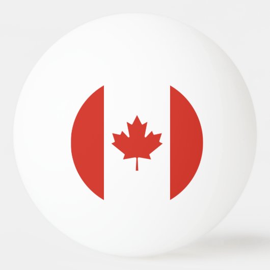 Patriottische Canadese vlag Pingpongballen (Achterkant)