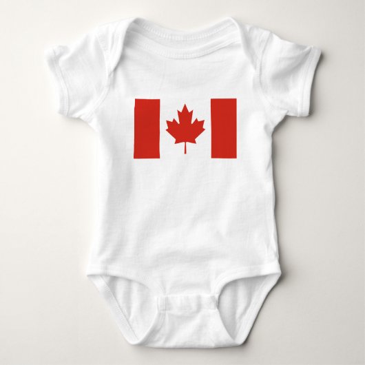Patriottische Canadese vlag Romper (Voorkant)