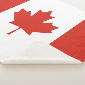 Patriottische Canadese vlag Sherpa Deken (3/4)