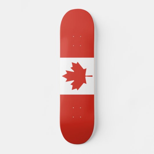 Patriottische Canadese vlag Skateboard (Voorkant)