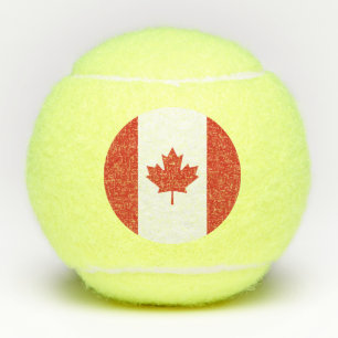 Patriottische Canadese vlag Tennisballen