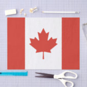 Patriottische Canadese vlag Tissuepapier (Craft)