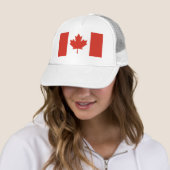 Patriottische Canadese vlag Trucker Hat Pet (In situ)