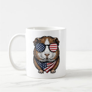 Patriottische Cavia Vintage Gravure Koffiemok