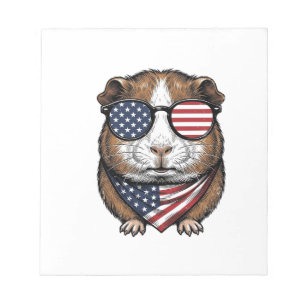 Patriottische Cavia Vintage Gravure Notitieblok