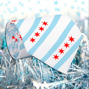 Patriottische Chicago Banden, Elegante Chicago Vla Stropdas