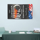 Patriottische Chili Cookoff Rustic Cook Off Contes Spandoek (Beurs)