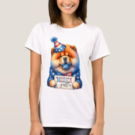 Patriottische Chow 'Merica Y'all T-shirt