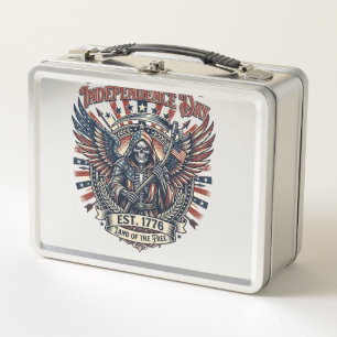Patriottische Chrome Reaper Donkere Patriot Skelet