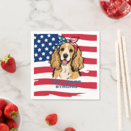 Patriottische Cocker Spaniel Servet