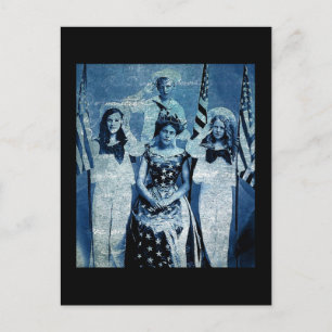 Patriottische  collage briefkaart