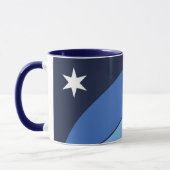 Patriottische Combo Mok met vlag van Columbia, SC (Links)