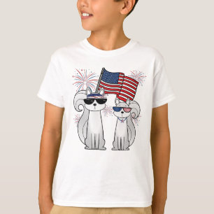 Patriottische Coole Eekhoorns T-shirt