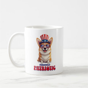 Patriottische Corgi - Pootpositief Patriot Koffiemok