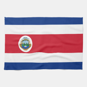 Patriottische Costa Rica-vlag Theedoek