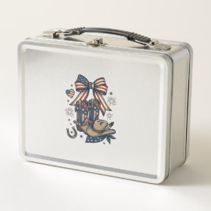 Patriottische Cowgirl Laarzen en Boog Western Shir