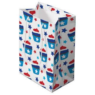 Patriottische cupcakes medium cadeauzakje