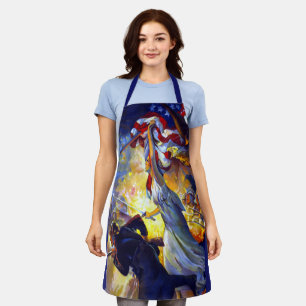  patriottische dame liberty American Flag Eagle Schort