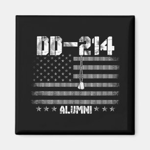 Patriottische DD-214 Alumni Militaire Veteraan Lon Magneet