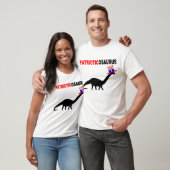 Patriottische dinosaurus t-shirt (Unisex)