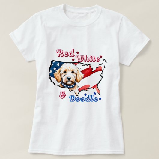 Patriottische doedel hond shirt (Design voorkant)