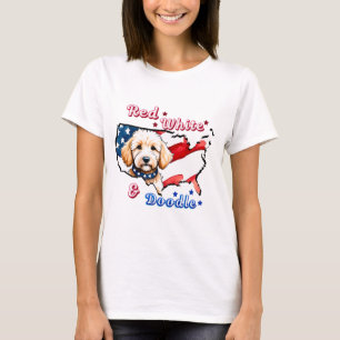 Patriottische doedel hond shirt
