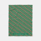 Patriottische DOMINICA FLAG  scripts Fleece Deken (Voorkant)