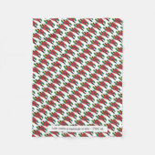 Patriottische DOMINICA MAP  scripts Fleece Deken (Voorkant)