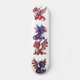 Patriottische Draak Skateboard