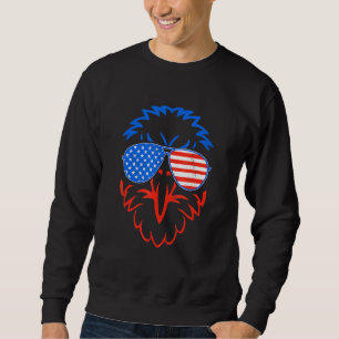 Patriottische Eagle VS Vlag 4 juli Amerikaanse Cit Trui