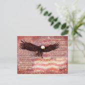 Patriottische Eagle Wij de mensen ontkoppelen Briefkaart (Staand voorkant)