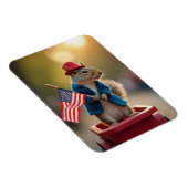 Patriottische eekhoorn magneet (Rechterzijde)