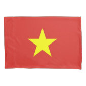 Patriottische eengemaakte Kussensloop vlag Vietnam (Voorkant)