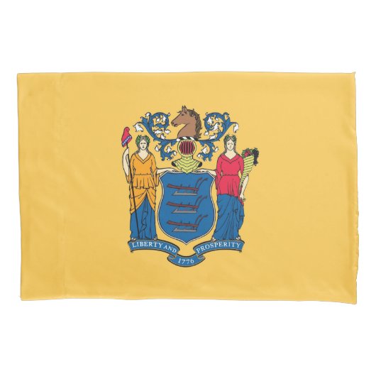 Patriottische eenpiloot vlag New Jersey Kussensloop (Voorkant)