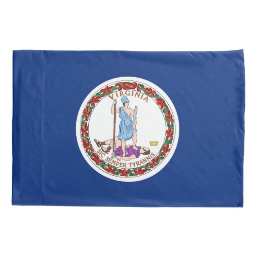 Patriottische eenpiloot vlag Virginia Kussensloop (Achterkant)