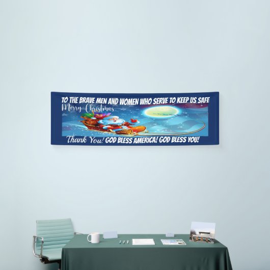 Patriottische en eerste-reactionaire kerst spandoek (Beurs)