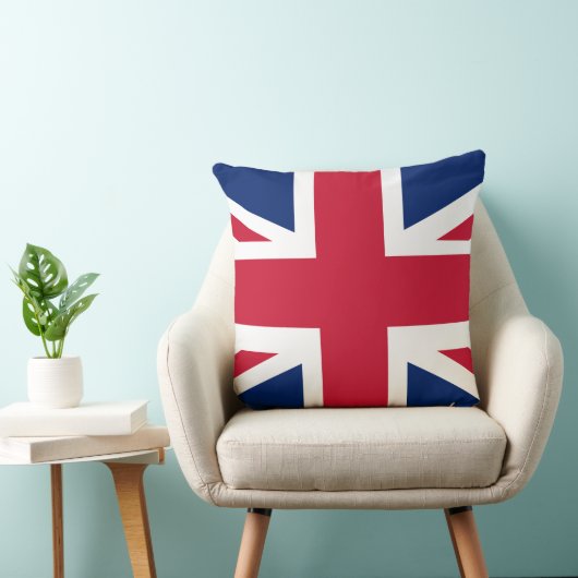 Patriottische Engelse vlag Kussen (Stoel)