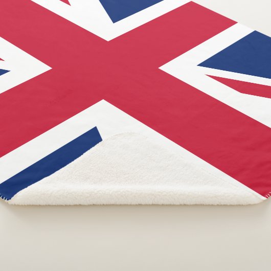 Patriottische Engelse vlag van de Europese Unie Ja Sherpa Deken (3/4)