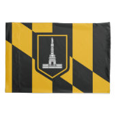 Patriottische Enkele Kussensloop met vlag van Balt (Achterkant)